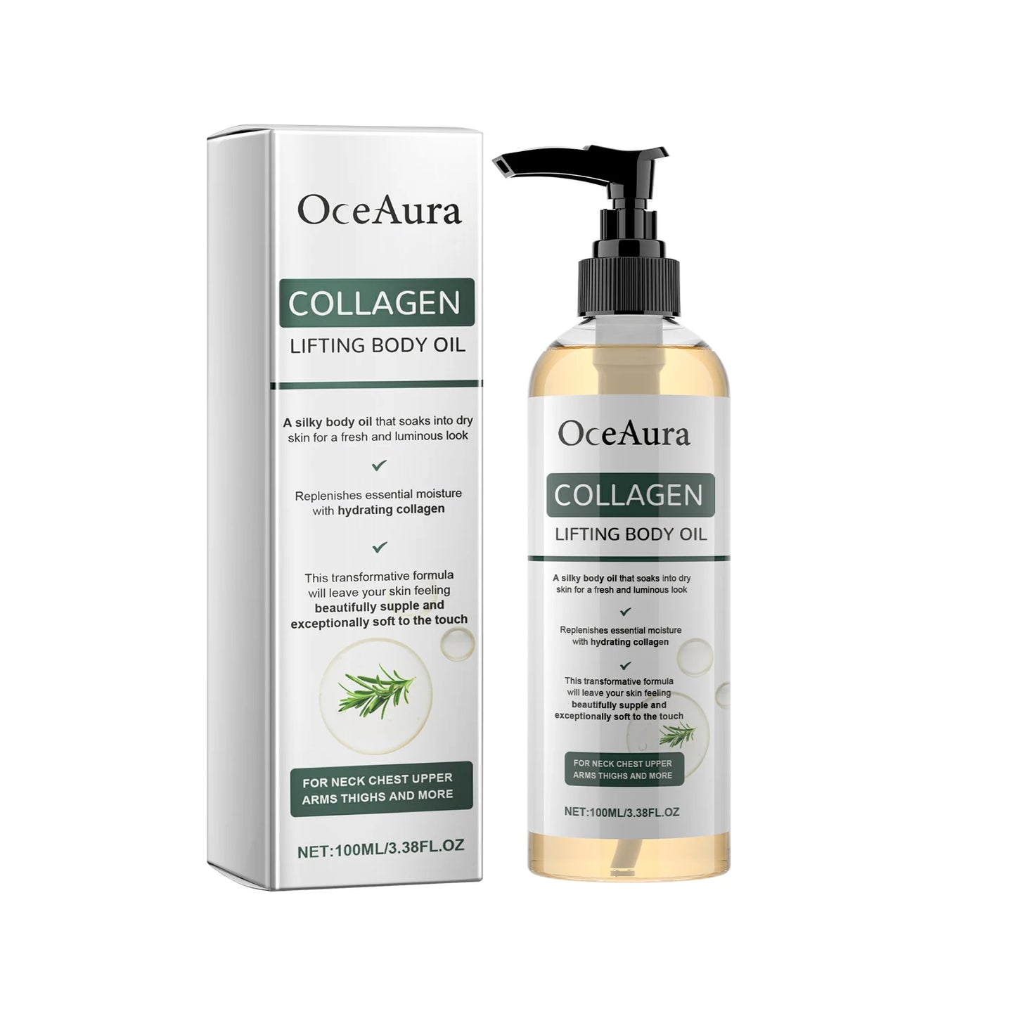 Collagen Body Essence Oil – Moisturizing & Skin Elasticity Care 100ml