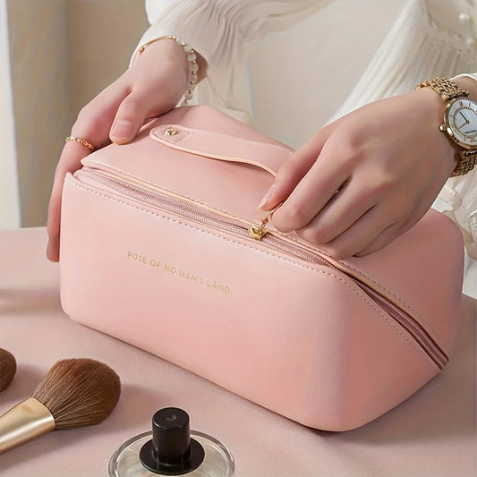 Women Makeup Organizer Bag – Travel Cosmetic Storage Pouch