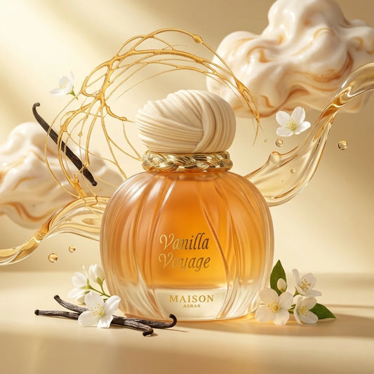 A MAISON ASRAR Eau de Parfum – Vanilla Caramel Gourmand Unisex Fragrance (100ml)