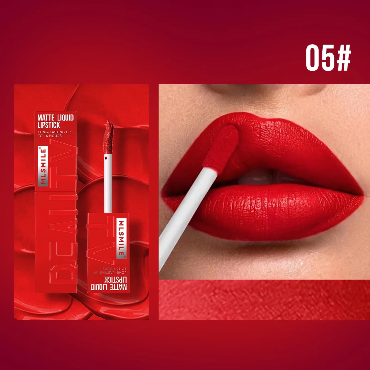 Professional Velvet Matte Liquid Lipstick – Waterproof & Non-Stick Formula