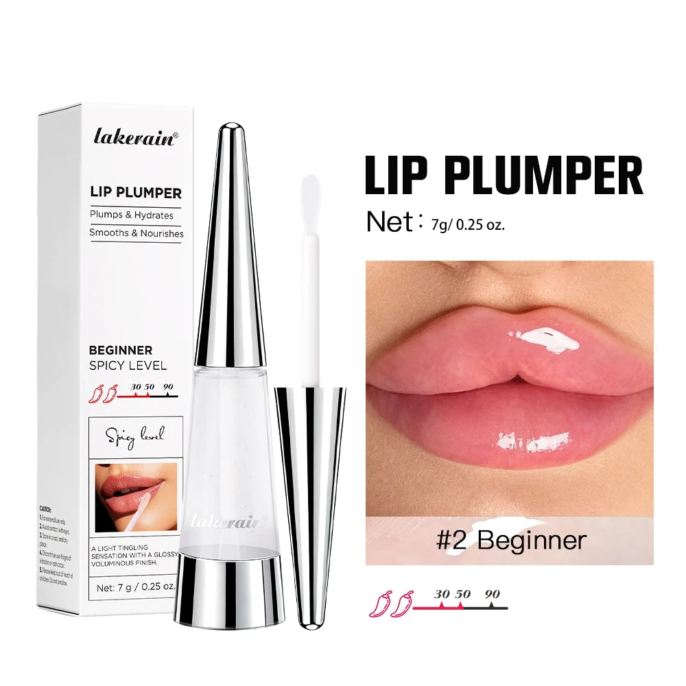 Lakerain Lip Plumper Gloss – Hydrating & Volumizing Lip Oil