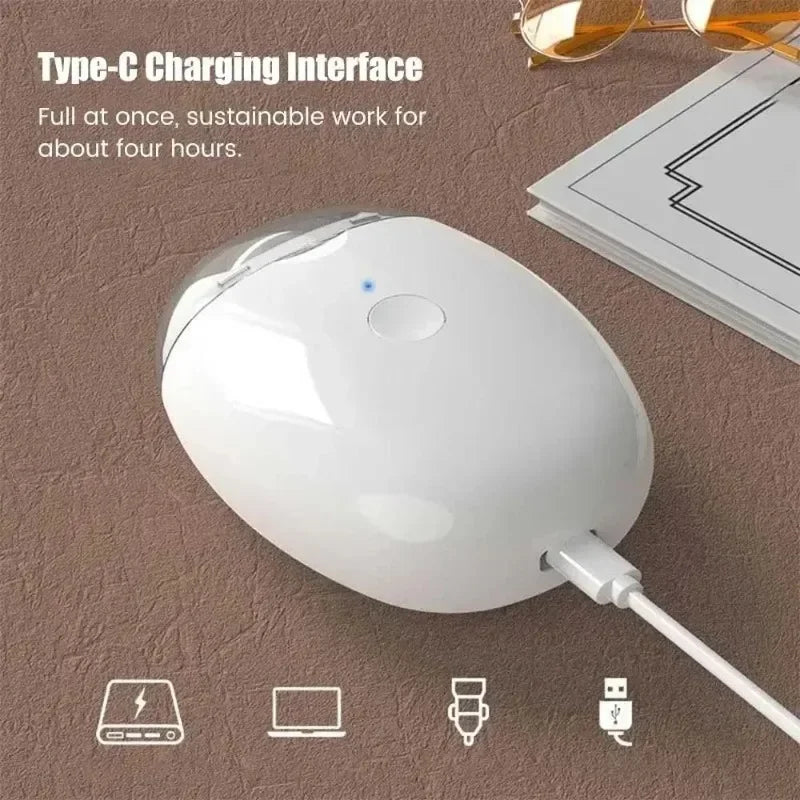 Electric Nail Clipper with LED Light – Rechargeable Nail Cutter
