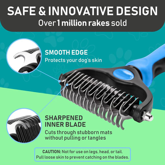 DetanglePro: Double-Sided Stainless Steel Knotting Comb