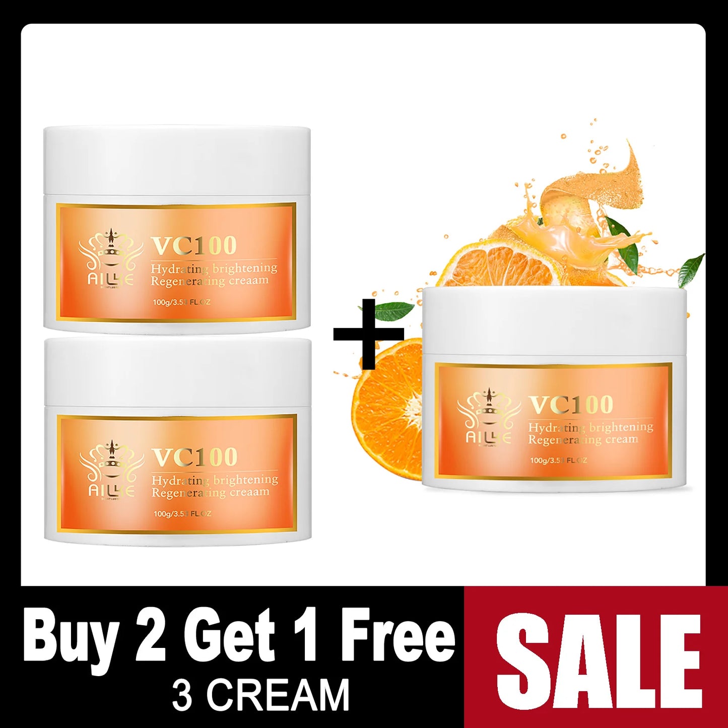AILKE Vitamin C Skin Care Set – Collagen & Vitamin E Hydrating Care