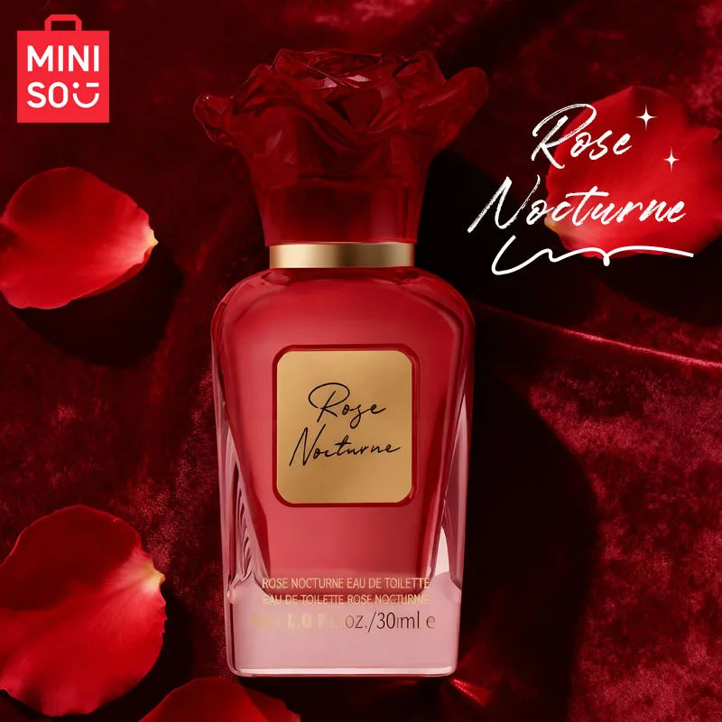 MINISO Rose Secret Eau de Toilette – Women’s Floral Fruity Fragrance (30ml)