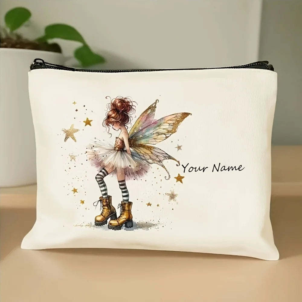 Personalized Makeup Bag – Cute Zipper Cosmetic Pouch for Women