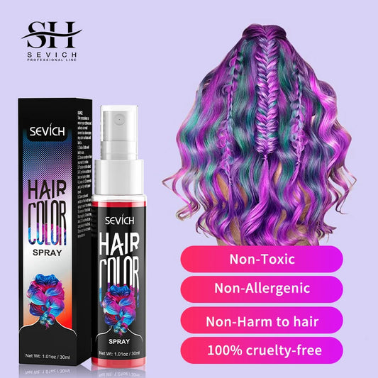 Temporary Hair Color Spray – Washable One-Time Hair Dye