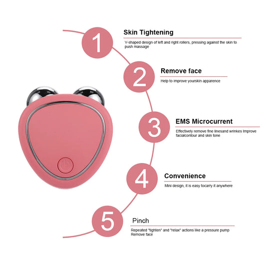 Microcurrent Facial Massager – Face Lifting & Toning Device