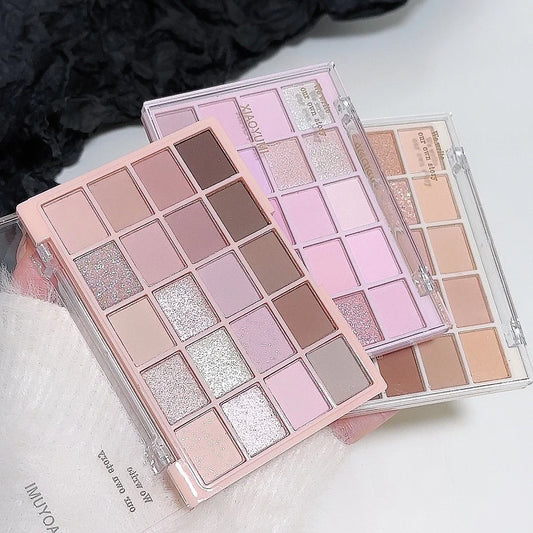 20-Color Matte Eyeshadow Palette – Waterproof Long Lasting