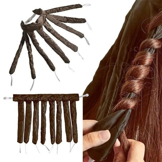 Heatless Curling Headband – Silk Ribbon No Heat Hair Curlers