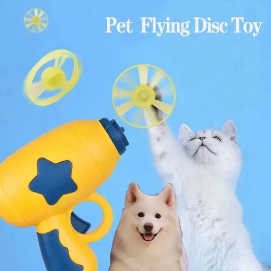 FlyLaunch: Interactive Cat Disc Shooter