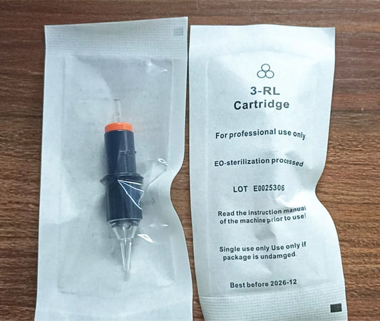 50pcs Tattoo Cartridge Needles – Sterilized Disposable Set