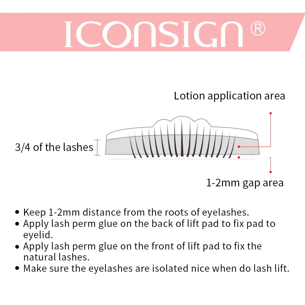 ICONSIGN Professional Lash Lift & Perm Kit – Salon-Quality Results
