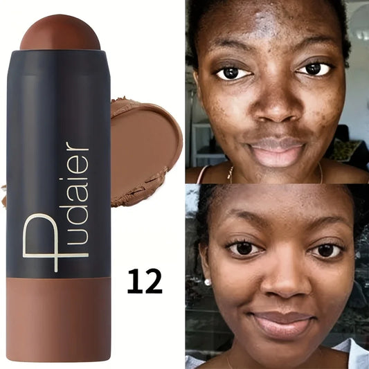 2-in-1 Foundation & Concealer Stick – Full Coverage Waterproof