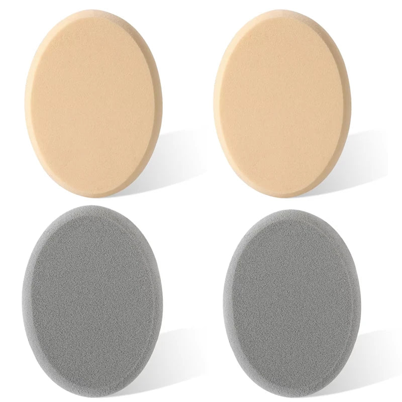 Oval Makeup Sponge Set – Wet & Dry Beauty Puff (1/4pcs)