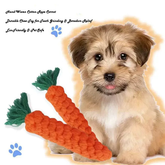 ToughCarrot: Bite-Resistant Cotton Chew Toy