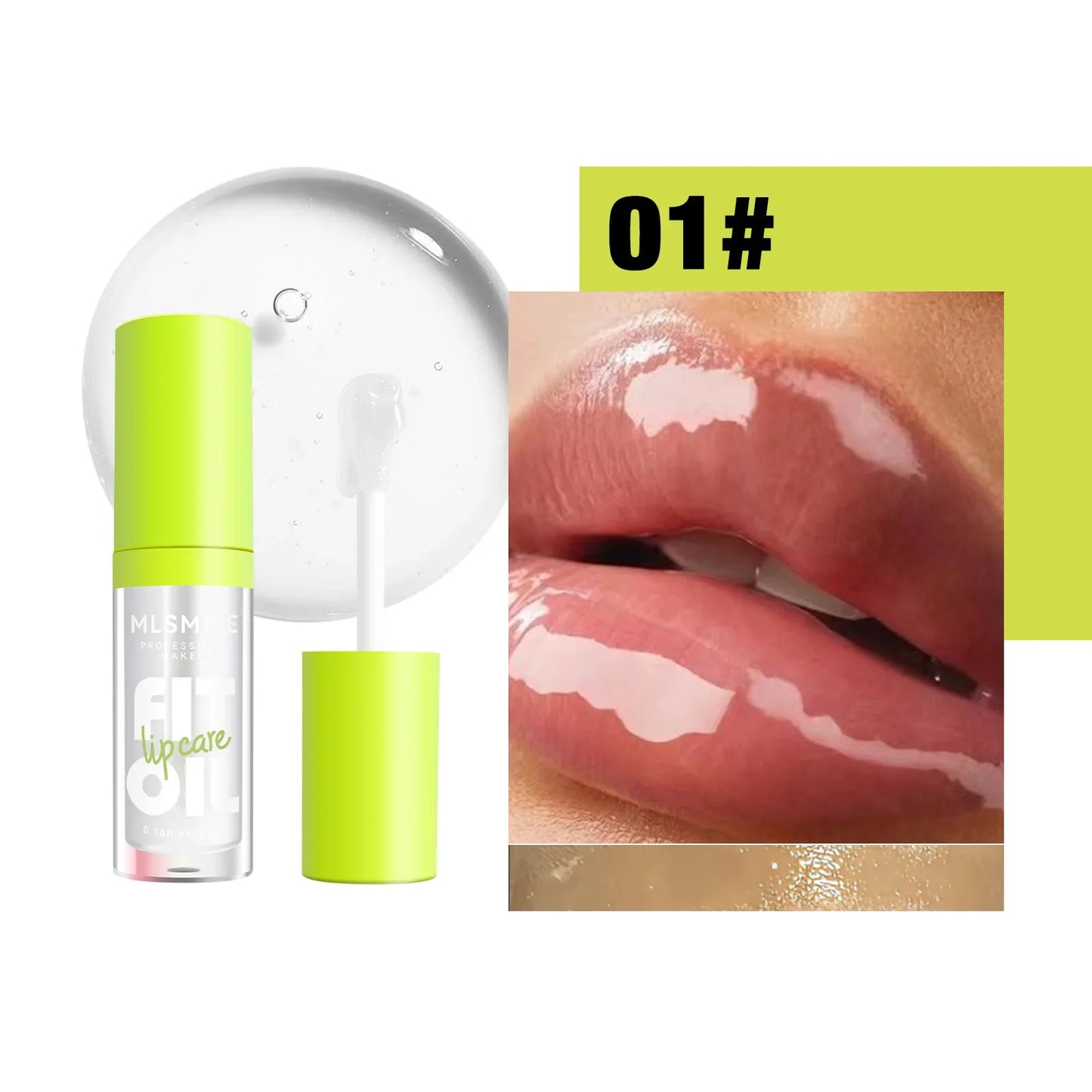 MLSMIL 8-Color Lip Oil Collection – Hydrating, Plumping & High-Shine Finish