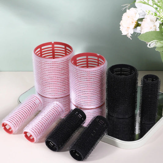 6pcs Self-Grip Hair Roller Set – Heatless Curling Rollers