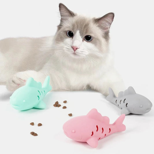 TreatFish: Interactive Food Dispensing Cat Toy