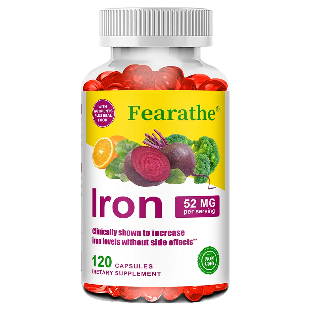 Iron & Vitamin C Supplement – Energy & Immune Support