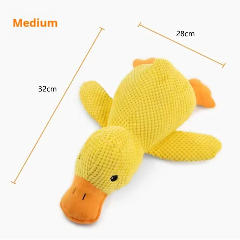 SnuggleDuck: Soft Interactive Plush Toy for Pets