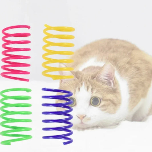 SpringyJump: Colorful Interactive Cat Springs