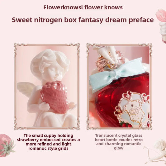 Flower Knows Strawberry Cupid Eau de Parfum – 50ml Floral Gourmand Fragrance for Women
