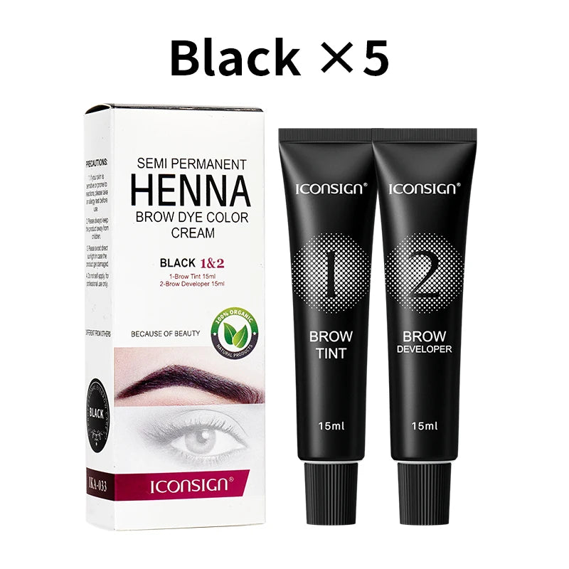 Fast-Acting Henna Brow Tint: Professional Tinting Cream