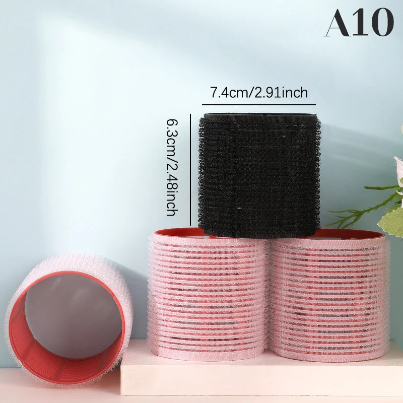 6pcs Self-Grip Hair Roller Set – Heatless Curling Rollers