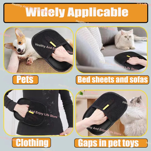 PetMassage: Double-Sided Grooming & Deshedding Gloves