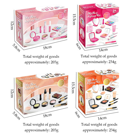 Kids Pretend Makeup Set – Simulated Cosmetic Toy Kit