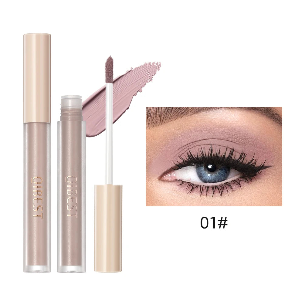 QIBEST Matte Liquid Shadow Collection – 8-Stick Set, Dual-Use for Eyes & Cheeks