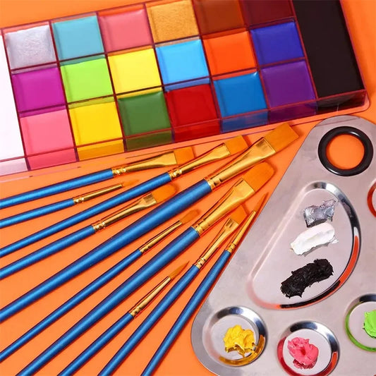 Surnelia Artist-Pro: 20-Color Face & Body Paint Palette