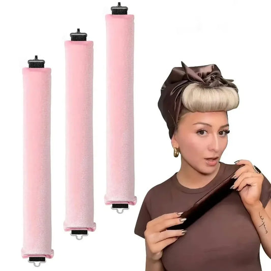 Heatless Curling Headband – Soft Flexi Rod Hair Curler Set