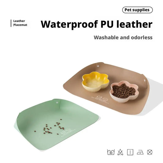 CleanFloor: Non-Slip Waterproof Pet Feeding Mat