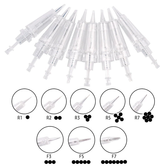 Disposable Tattoo Cartridge Needles – Permanent Makeup Micropigmentation