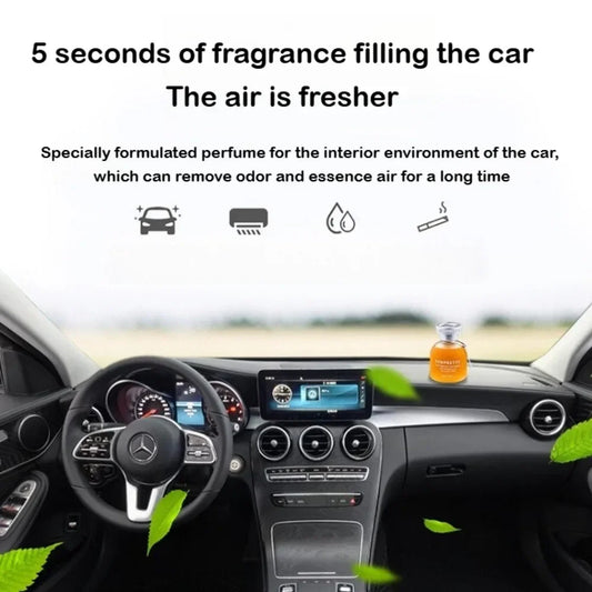 Car Air Freshener Perfume Bottle – Liquid Essential Oil Fragrance Diffuser