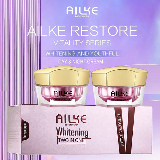 AILKE Collagen & Hyaluronic Acid Face Cream Set – Hydrating & Anti-Aging Care