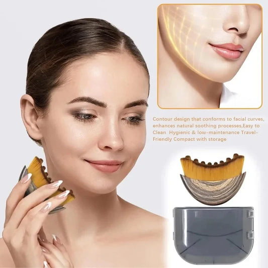 Lymphatic Contour Face Brush – Skin Sculpting Tool for Face, Chin & Jawline