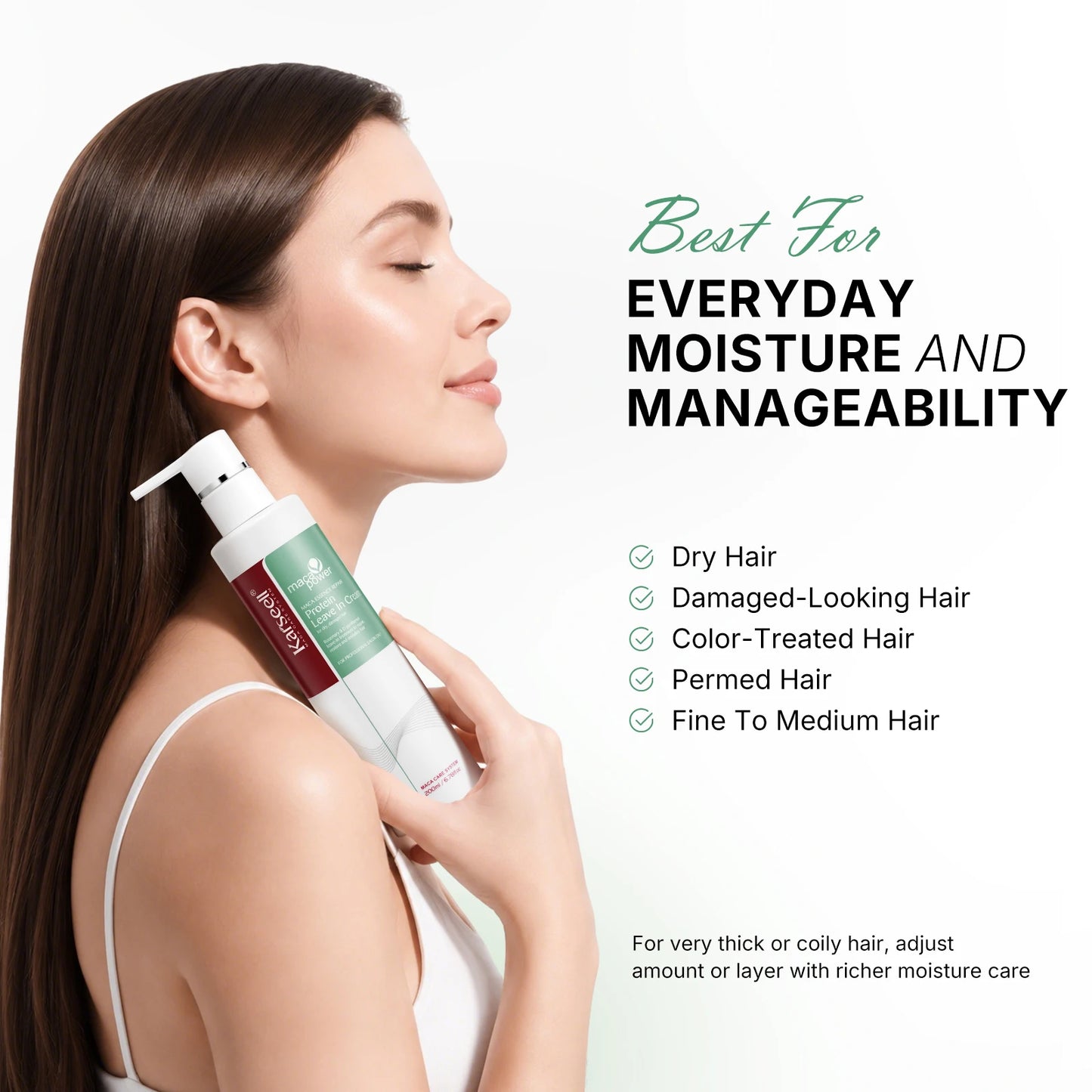 Karseell Protein Leave-In Hair Cream – Repair Conditioner (200ml)