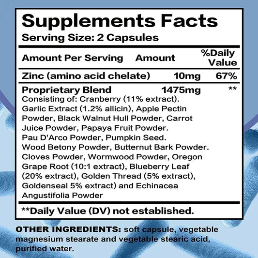 DetoxPro: Parasite Cleanse & Digestive Support Complex