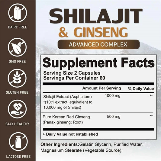 Shilajit Supplement – Energy & Vitality Support