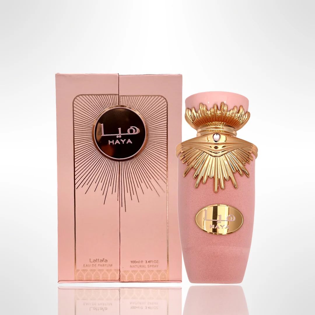 Haya Pink Eau de Parfum Spray for Women 3.4 Ounce