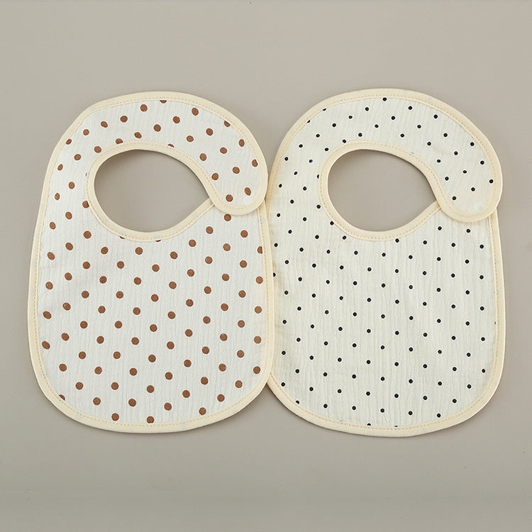 Thin Kids' Bib - Pure Cotton Waterproof Gauze Towel