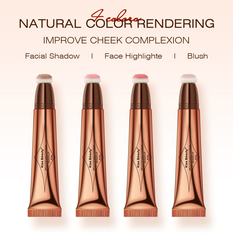 Highlighter Contour Beauty Wand with Cushion Applicator