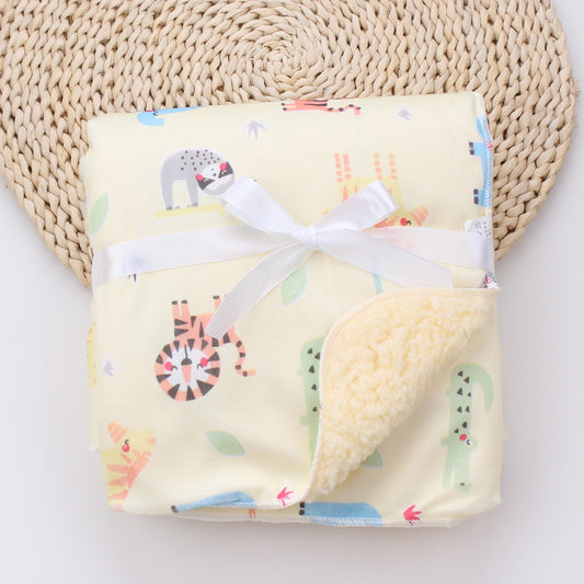 Cartoon Printed Baby Blanket