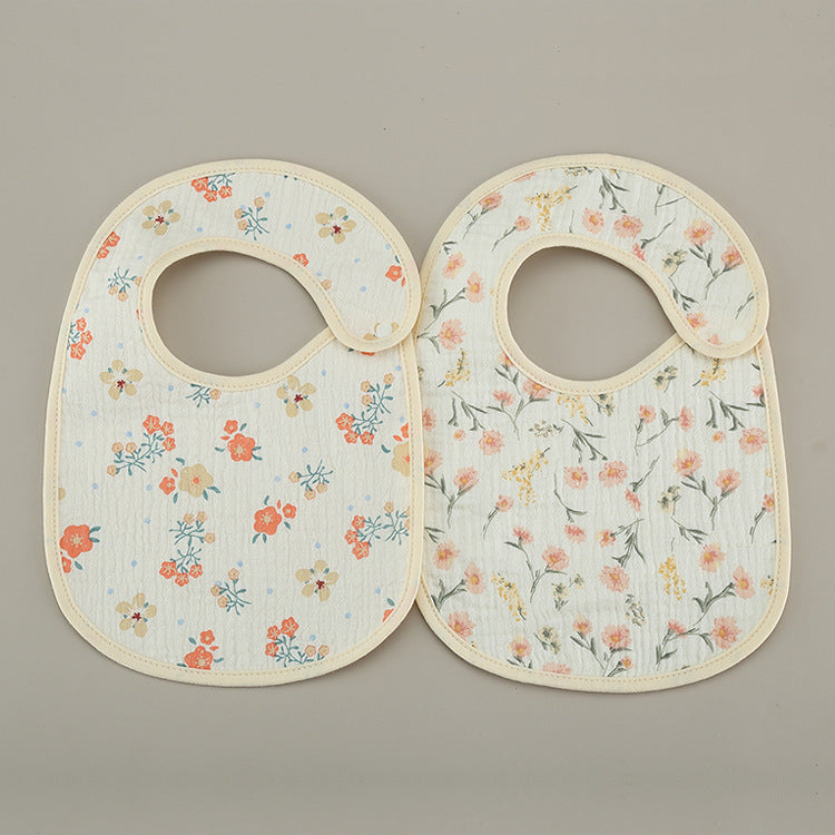 Thin Kids' Bib - Pure Cotton Waterproof Gauze Towel