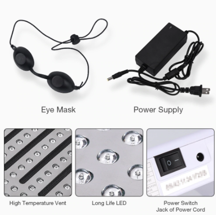 LED Color Spectrum Analyzer for Home Beauty Treatments