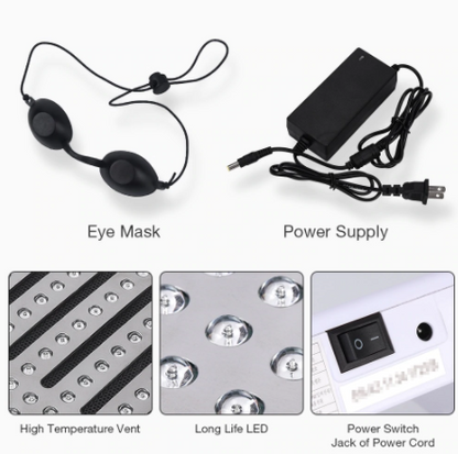 LED Color Spectrum Analyzer for Home Beauty Treatments