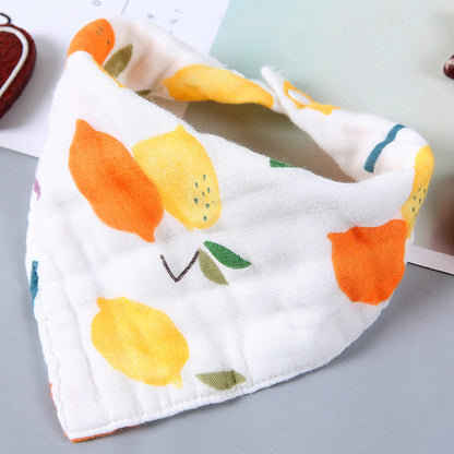 Cartoon Triangle Towel for Babies - Soft and Printed